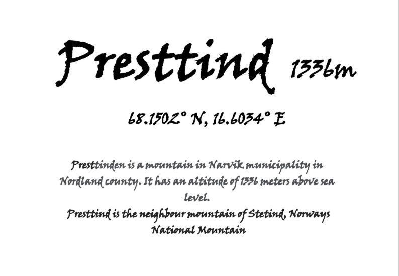 Presttind - Studio Apartment With Free Parking Narvik Bagian luar foto